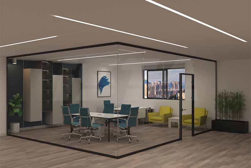 پارتیشن تک جداره فریم لس