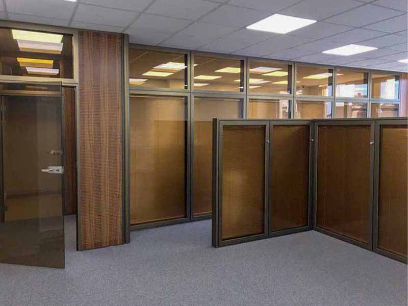 پارتیشن دو جداره آلومینیومی